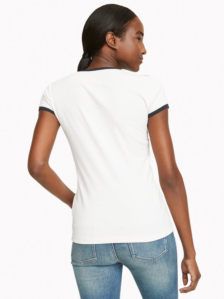 TOMMY HILFIGER ESSENTIAL FAVORITE V-NECK T-SHIRT - Naughty Panda Outlet