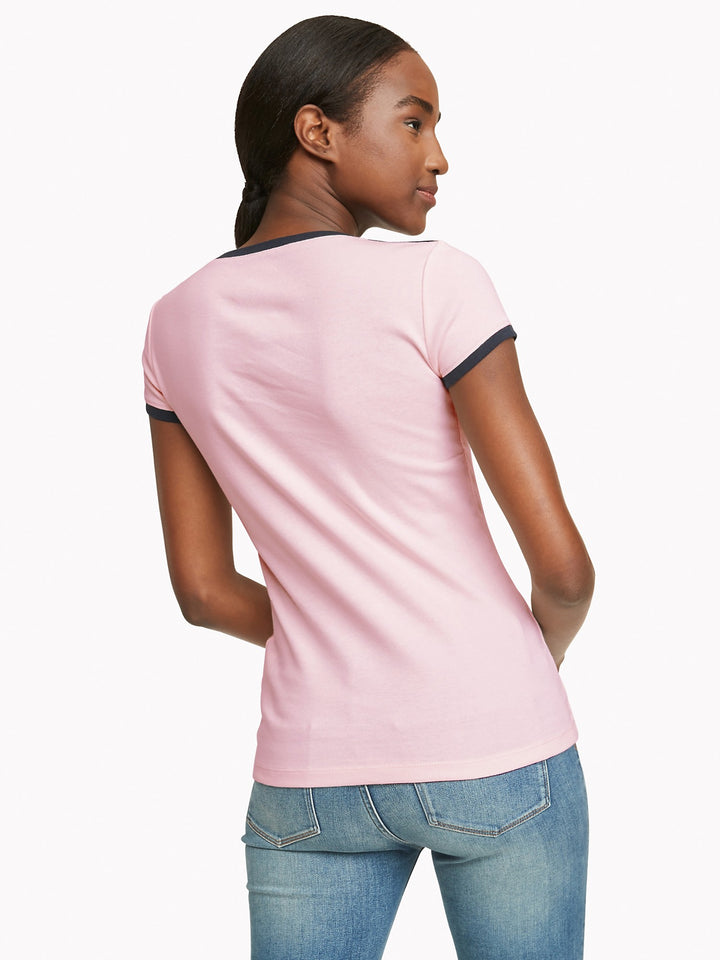 TOMMY HILFIGER ESSENTIAL FAVORITE V-NECK T-SHIRT - Naughty Panda Outlet