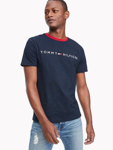 TOMMY HILFIGER ESSENTIAL LOGO T-SHIRT - Naughty Panda Outlet