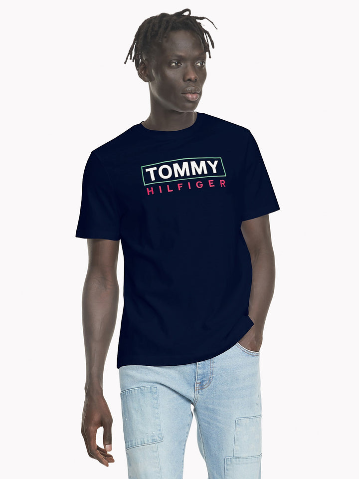 TOMMY HILFIGER ESSENTIAL COLOR LOGO T-SHIRT - Naughty Panda Outlet