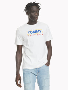 TOMMY HILFIGER ESSENTIAL COLOR LOGO T-SHIRT - Naughty Panda Outlet