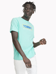 TOMMY HILFIGER ESSENTIAL COLOR LOGO T-SHIRT - Naughty Panda Outlet
