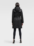 DKNY BELTED TRENCH COAT BLACK - Naughty Panda Outlet