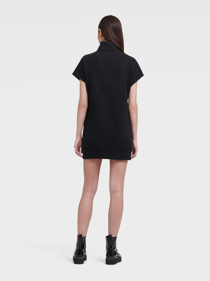 DKNY HALF-ZIP DRESS WITH EMBROIDERED LOGO - Naughty Panda Outlet