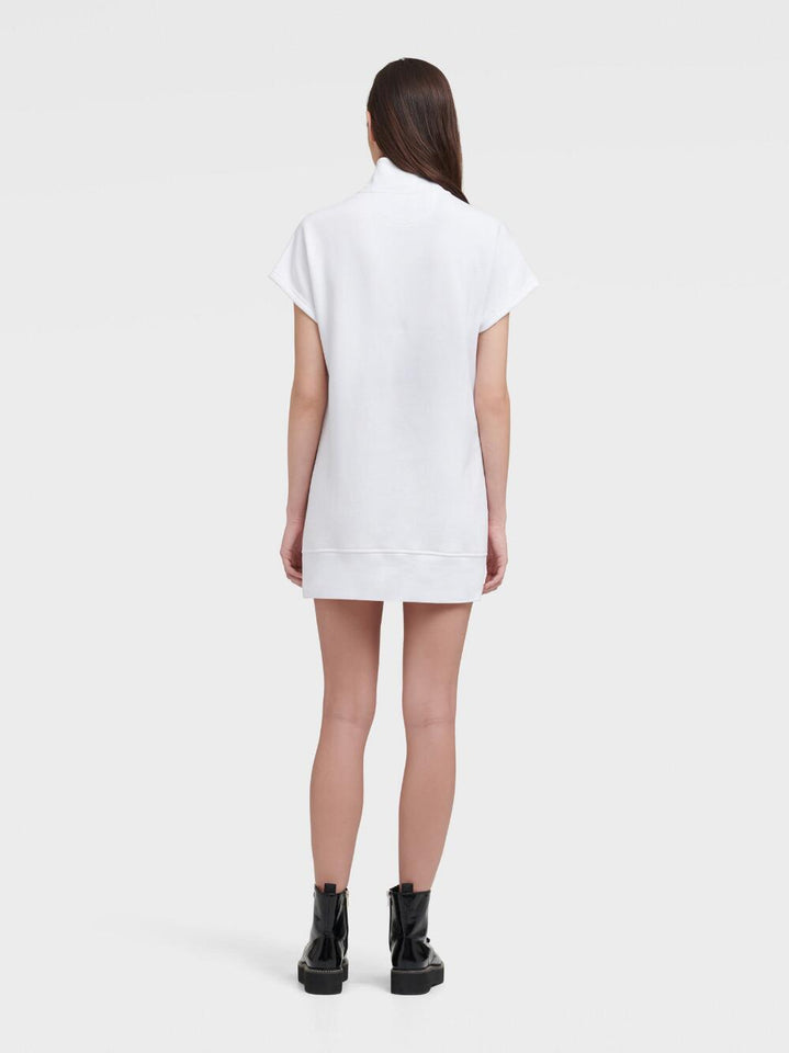 DKNY HALF-ZIP DRESS WITH EMBROIDERED LOGO - Naughty Panda Outlet