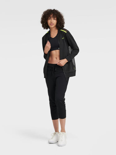 DKNY BOMBER JACKET WITH SPACER MESH - Naughty Panda Outlet