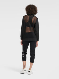 DKNY BOMBER JACKET WITH SPACER MESH - Naughty Panda Outlet