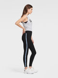 DKNY HIGH-WAISTED LEGGING WITH NEON LOGO STRIPE - Naughty Panda Outlet