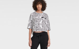 DKNY CROPPED TEE WITH BONDED POCKET - Naughty Panda Outlet
