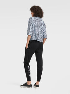 DKNY CROPPED TEE WITH BONDED POCKET - Naughty Panda Outlet