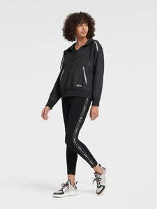 DKNY HOODED HALF-ZIP WINDBREAKER - Naughty Panda Outlet