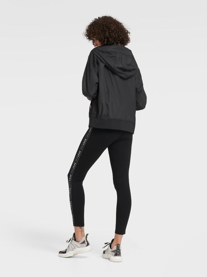 DKNY HOODED HALF-ZIP WINDBREAKER - Naughty Panda Outlet