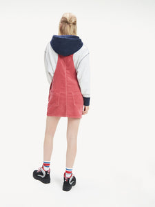 TOMMY HILFIGER WASHED CORDUROY OVERALL DRESS - Naughty Panda Outlet