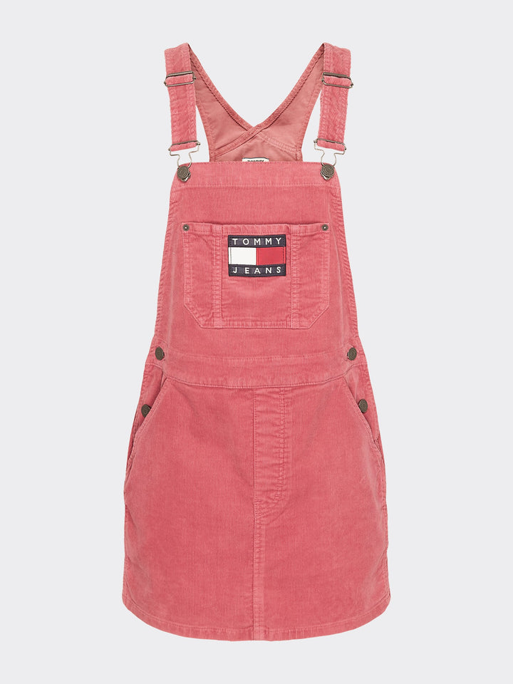 TOMMY HILFIGER WASHED CORDUROY OVERALL DRESS - Naughty Panda Outlet