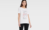 DKNY JEANS LOGO TEE WITH SEQUIN - Naughty Panda Outlet
