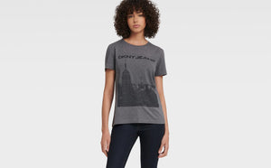 DKNY CITYSCAPE LOGO TEE - Naughty Panda Outlet