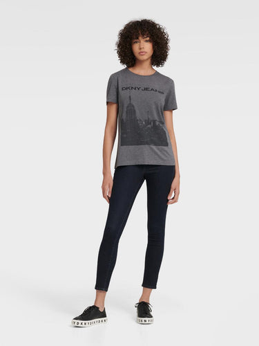 DKNY CITYSCAPE LOGO TEE - Naughty Panda Outlet