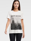 DKNY CITYSCAPE LOGO TEE - Naughty Panda Outlet