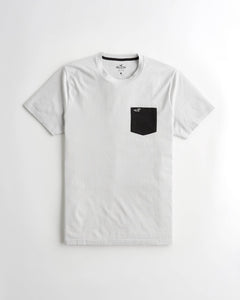 Hollister Herringbone Pocket T-Shirt - Naughty Panda Outlet