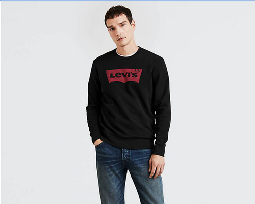 Levi's® Logo Crewneck Sweatshirt - Naughty Panda Outlet