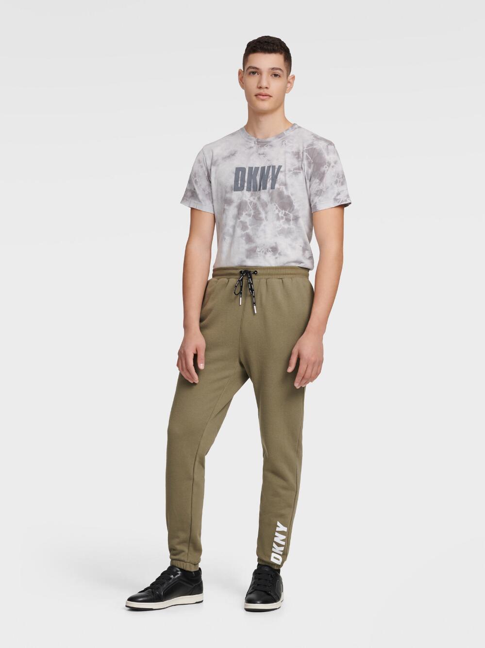 DKNY LOGO SWEATPANTS - Naughty Panda Outlet