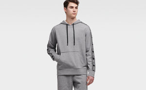 DKNY TAPED-LOGO HOODIE - Naughty Panda Outlet