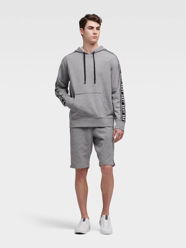 DKNY TAPED-LOGO HOODIE - Naughty Panda Outlet