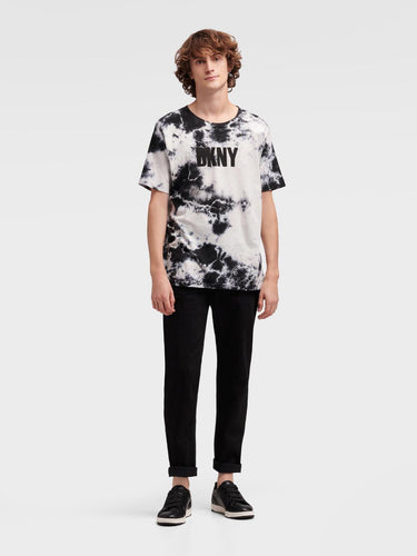 DKNY CLOUD WASH LOGO TEE - Naughty Panda Outlet