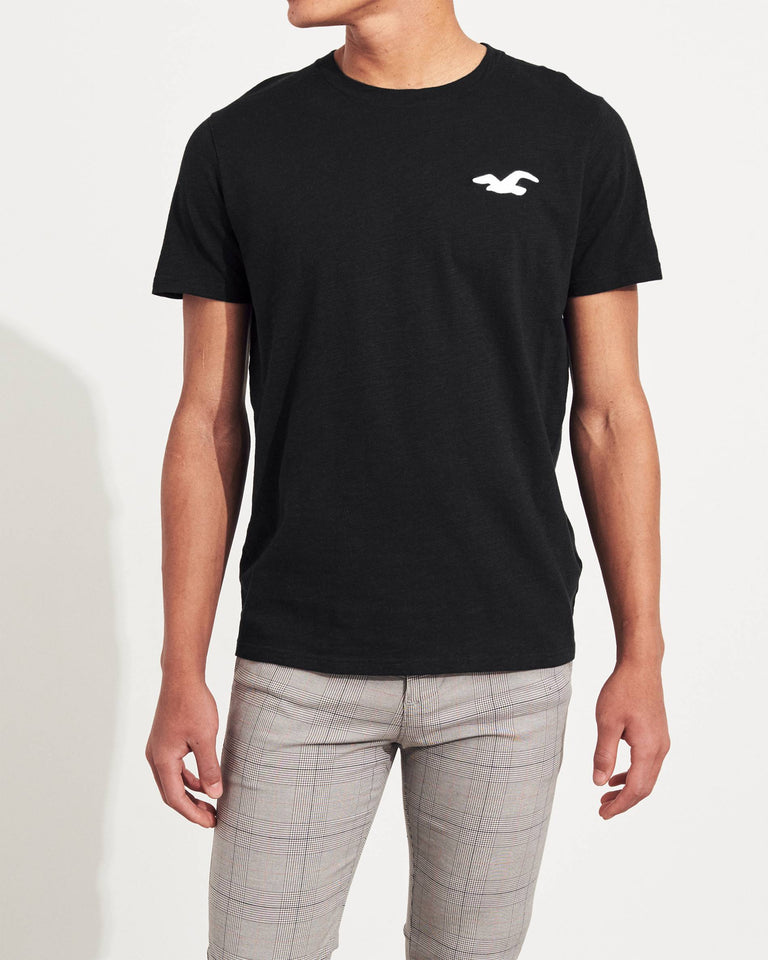 Hollister Must-Have Crewneck T-Shirt - Naughty Panda Outlet