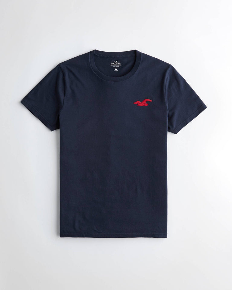 Hollister Must-Have Crewneck T-Shirt - Naughty Panda Outlet