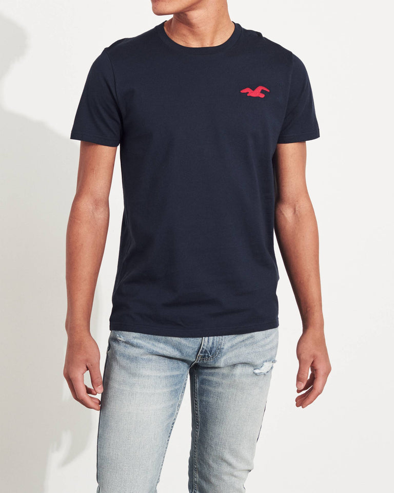 Hollister Must-Have Crewneck T-Shirt - Naughty Panda Outlet
