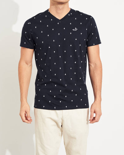 Hollister Must-Have V-Neck T-Shirt - Naughty Panda Outlet