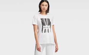 DKNY BROOKLYN BRIDGE LOGO T-SHIRT - Naughty Panda Outlet