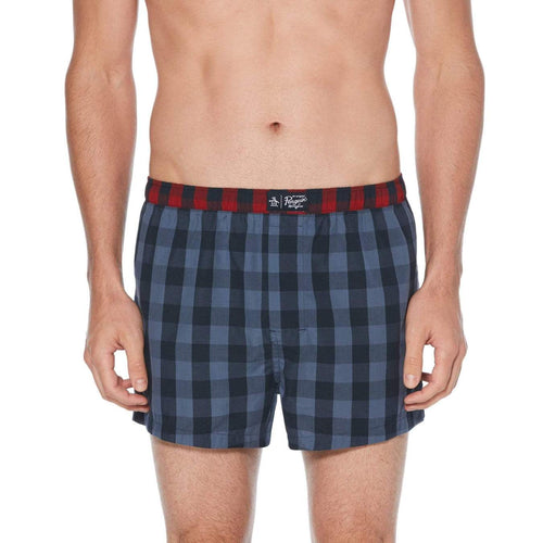 Original Penguin PLAID 3 PACK BOXERS - Naughty Panda Outlet