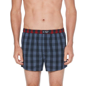 Original Penguin PLAID 3 PACK BOXERS - Naughty Panda Outlet