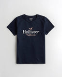 Hollister Print Logo Graphic Tee - Naughty Panda Outlet