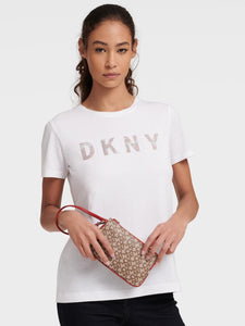 DKNY LOGO WRISTLET WITH CONTRAST PIPING - Naughty Panda Outlet