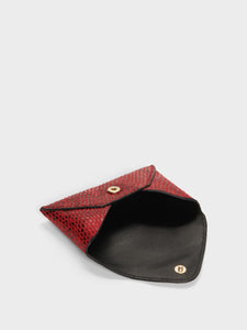DKNY SNAKE PRINT EMBOSSED ENVELOPE CARD HOLDER - Naughty Panda Outlet