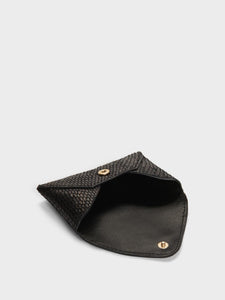 DKNY SNAKE PRINT EMBOSSED ENVELOPE CARD HOLDER - Naughty Panda Outlet