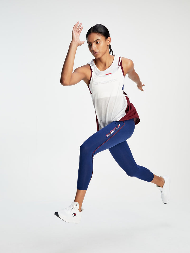 TOMMY HILFIGER CROPPED STRETCH COTTON LEGGING - Naughty Panda Outlet