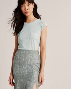 A&F Short-Sleeve Logo Tee - npoutlet