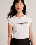 A&F Short-Sleeve Logo Tee - npoutlet