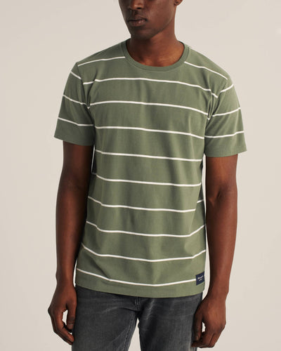 A&F Short-Sleeve Striped Tee - Naughty Panda Outlet