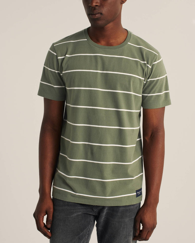 A&F Short-Sleeve Striped Tee - Naughty Panda Outlet