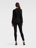 DKNY LONG SLEEVE PLEATED TOP WITH TIE NECK - Naughty Panda Outlet