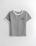 Hollister Waffle Ringer Graphic Tee - Naughty Panda Outlet
