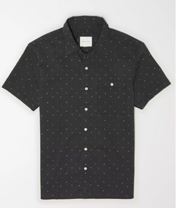 AE POPLIN SHORT SLEEVE BUTTON-UP SHIRT - Naughty Panda Outlet