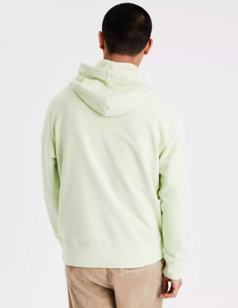 AE GARMENT-DYED GRAPHIC FLEECE HOODIE - Naughty Panda Outlet