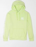 AE GARMENT-DYED GRAPHIC FLEECE HOODIE - Naughty Panda Outlet