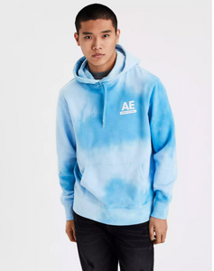 AE TIE-DYE GRAPHIC FLEECE HOODIE - Naughty Panda Outlet